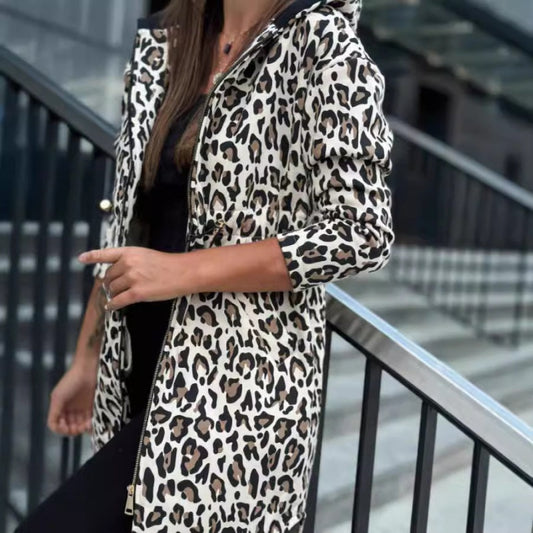 🍂Fall Specials🍂Women's Trendy Zebra & Leopard Pattern Coat