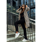 🍂Fall Specials🍂Women's Trendy Zebra & Leopard Pattern Coat