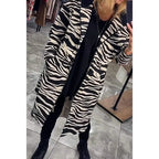 🍂Fall Specials🍂Women's Trendy Zebra & Leopard Pattern Coat