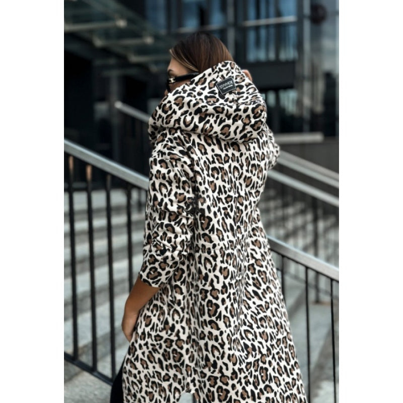 🍂Fall Specials🍂Women's Trendy Zebra & Leopard Pattern Coat