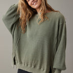 Gift Choice - Oversized Big Hug Waffle Sweatshirt