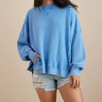Gift Choice - Oversized Big Hug Waffle Sweatshirt
