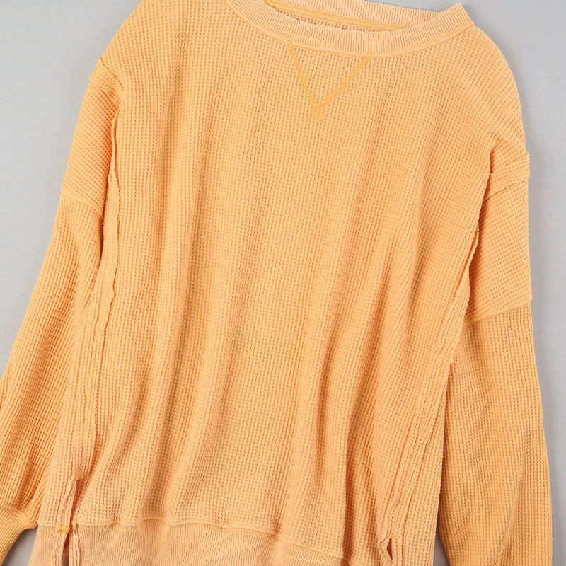 Gift Choice - Oversized Big Hug Waffle Sweatshirt