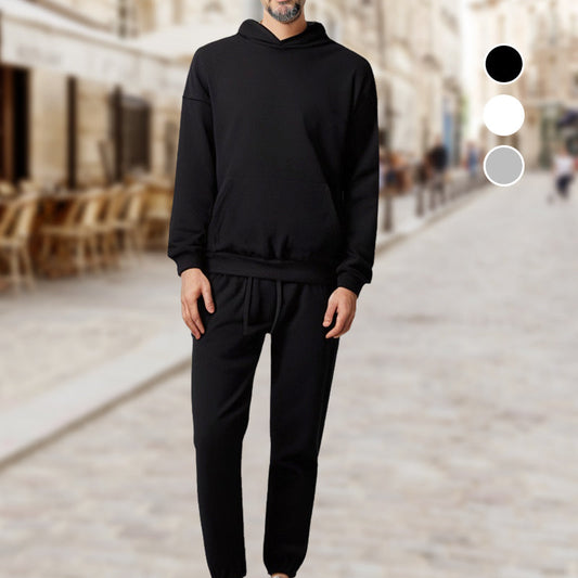 Loose Casual Hooded Sweatshirt & Pants