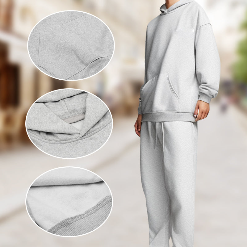 Loose Casual Hooded Sweatshirt & Pants