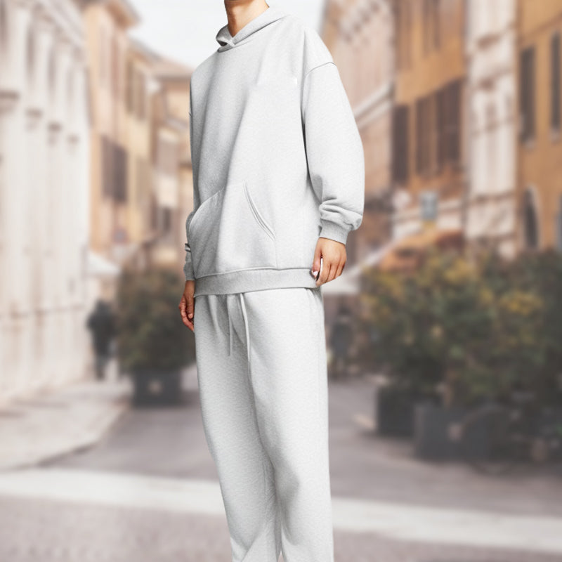 Loose Casual Hooded Sweatshirt & Pants