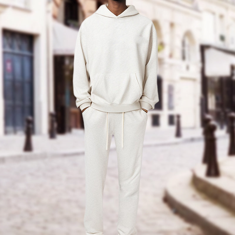 Loose Casual Hooded Sweatshirt & Pants
