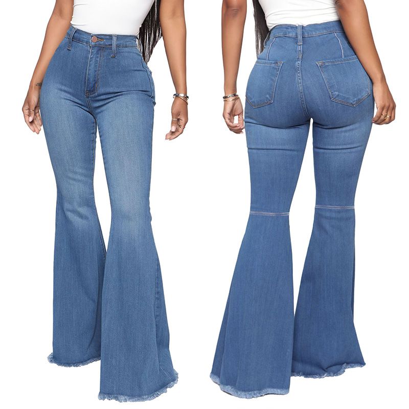 🥰 limited-time offer price 🥰Women’s High-waist Stretch Flared Denim Pants ✈️2pcs free shipping