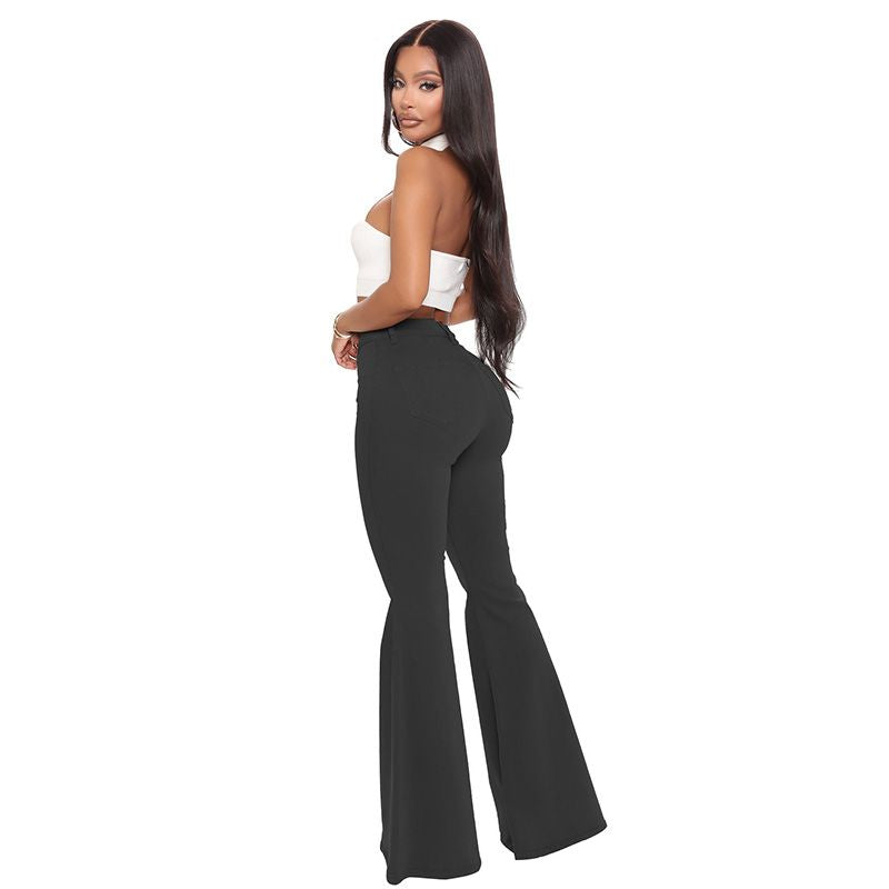 🥰 limited-time offer price 🥰Women’s High-waist Stretch Flared Denim Pants ✈️2pcs free shipping