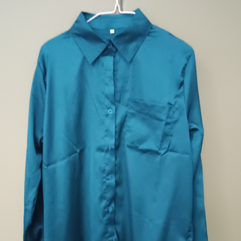 🍁New for autumn✨Women's Business Casual Lapel Long Sleeve Shirt