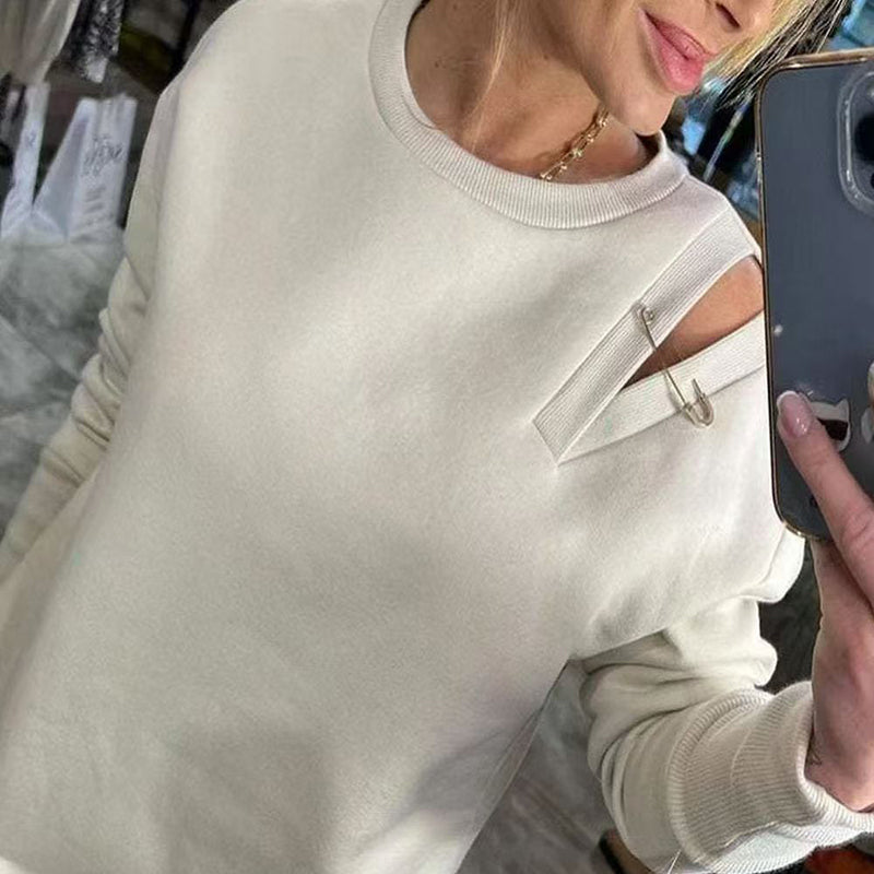 🍂Fall Specials🍂Women’s Chic Cutout Sweatshirt Dress