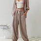 🎄KRISTMAS STOR SALG - Pink loose pyjama set (BUY 2 FREE SHIPPING)