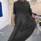 Women’s Casual Round-neck Long-sleeve Dress