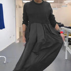 Women’s Casual Round-neck Long-sleeve Dress