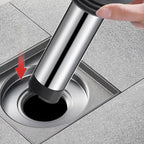 Self-Closing Floor Drain with Hair Catcher