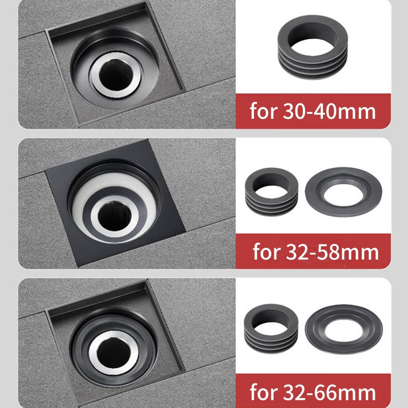 Self-Closing Floor Drain with Hair Catcher