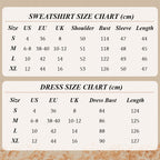 💖Limited Sale 50% OFF💖Women's Slanted Shoulder Sweatshirt & Sleeveless Dress Set