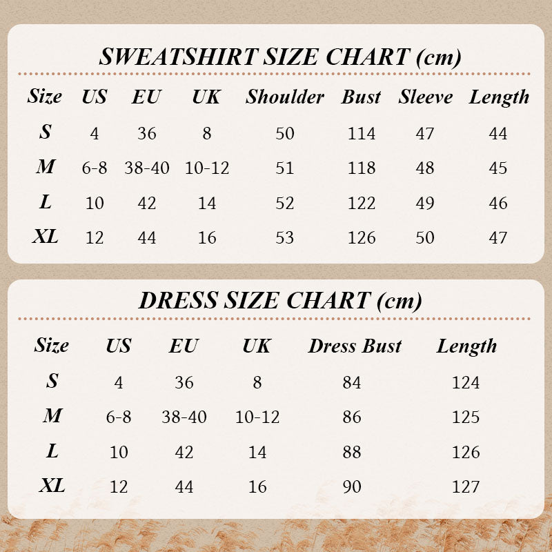 💖Limited Sale 50% OFF💖Women's Slanted Shoulder Sweatshirt & Sleeveless Dress Set