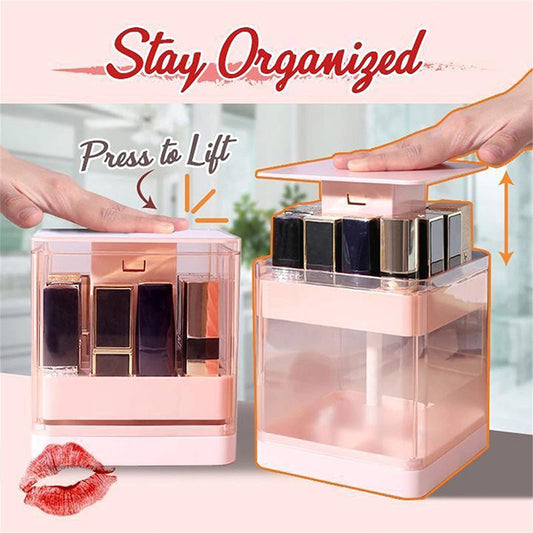 🎅Black Friday Sale:50% OFF Lipstick Organizer with Lift-Up Access