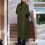 Women's Warm Cardigan with Large Pockets