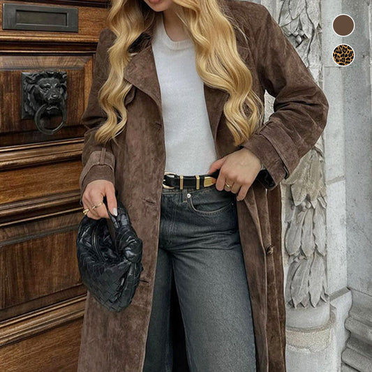 ✈️free shipping Women's Warm and Comfortable Waist-Tied Long Coat