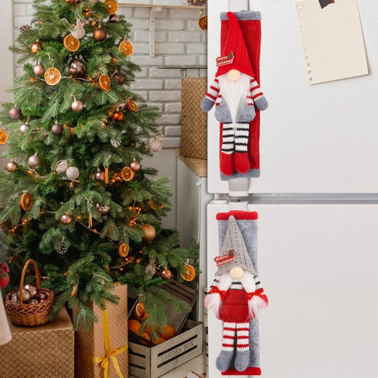 🎄Christmas Promotion 50% OFF🎅✨Christmas Refrigerator Handle Covers Set