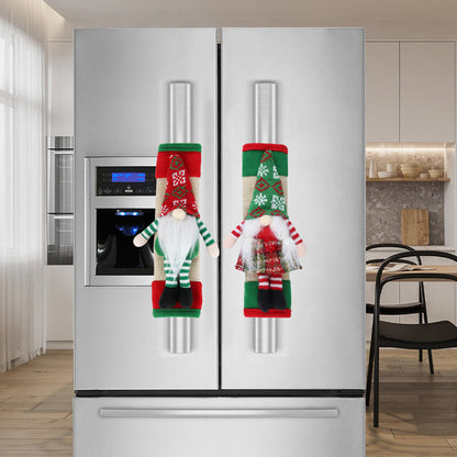 🎄Christmas Promotion 50% OFF🎅✨Christmas Refrigerator Handle Covers Set