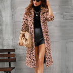 ❄️Winter Specials❄️ Women's Warm Leopard Print Faux Fur Coat ✈️ free shipping