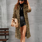 ❄️Winter Specials❄️ Women's Warm Leopard Print Faux Fur Coat ✈️ free shipping