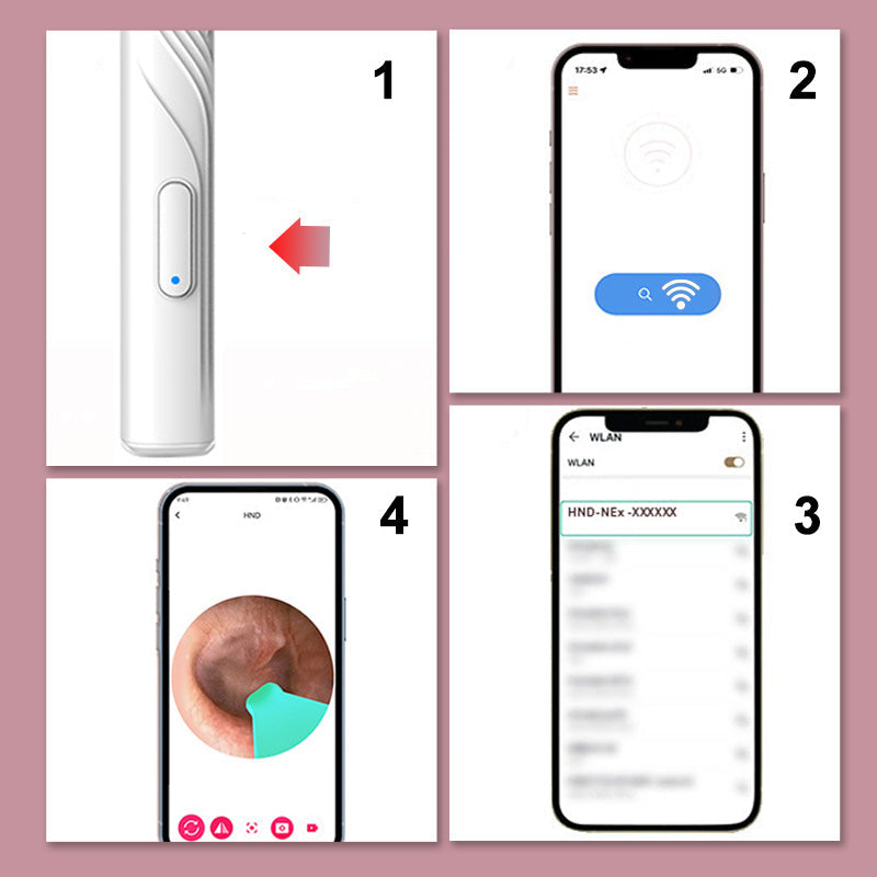 Earwax Removal Device with HD Camera