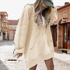 Women’s Casual Loose Split Hoodie with Front Pocket
