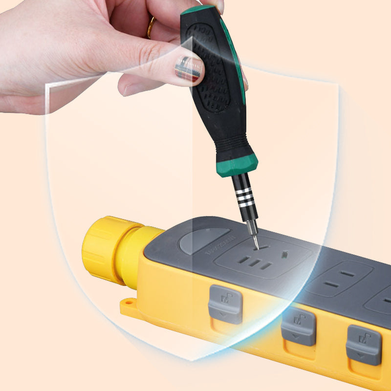 2500W Child-Safe Power Strip Without Cord