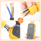 2500W Child-Safe Power Strip Without Cord