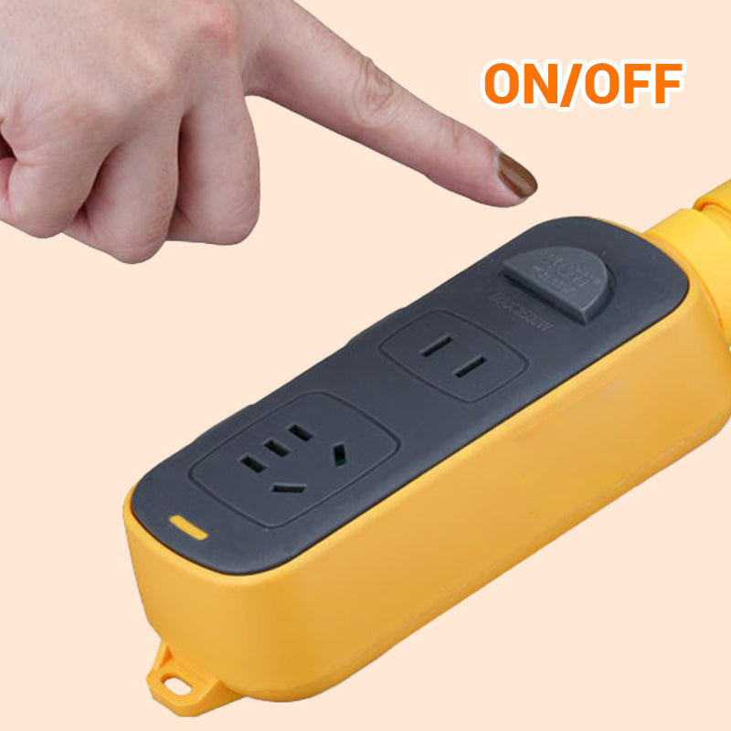 2500W Child-Safe Power Strip Without Cord