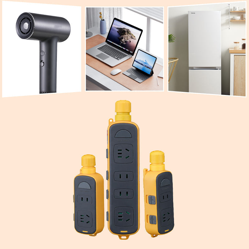 2500W Child-Safe Power Strip Without Cord