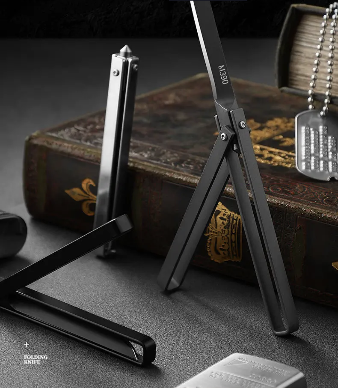 💥LAST DAY BUY 1 GET 1 FREE!!! 🎉M390 CNC Folding Broken Window Pocket Knives