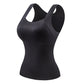 🔥Laatste dag uitverkoop 50% UIT 💐Vrouwen Thermisch Tanktop met U-hals en met Ingebouwde BH