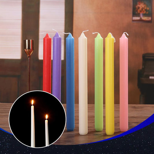 4pcs Dripless Smokeless Dinner Candles