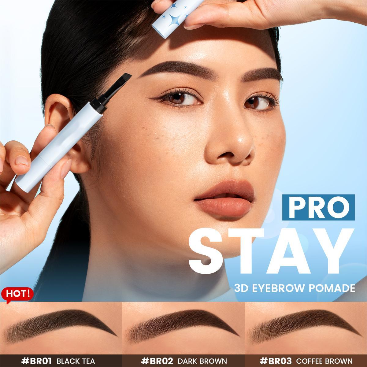 🩷Limited Sale 50% OFF🩷 Pro-Stay 3D Eyebrow Cream Long lasting 3 colors