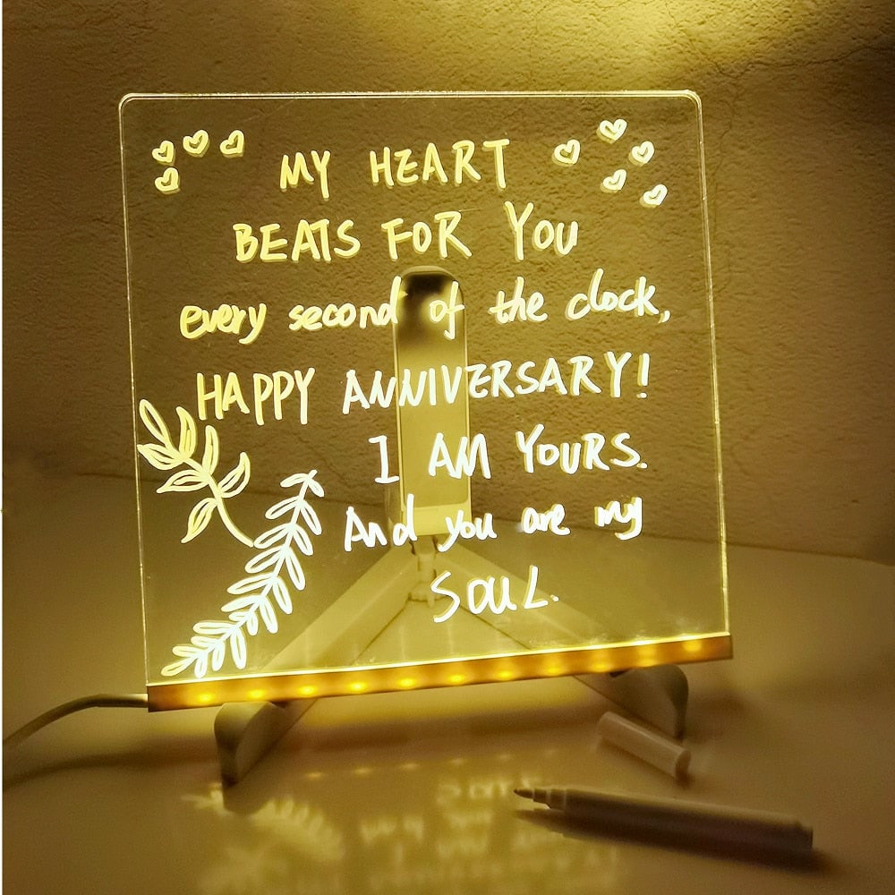 🎅Christmas hot Products 🎨LED Note Board🎁