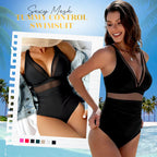 💥Last Day Special Sale 50% OFF🩱Sexy Mesh Tummy Control Swimsuit