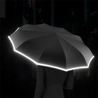 🔥Get 50% Off 🔥💥Buy 2 Save 10%✈️Reflective Safety Strip Ring Buckle Umbrella