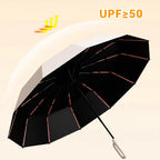 🔥Get 50% Off 🔥💥Buy 2 Save 10%✈️Reflective Safety Strip Ring Buckle Umbrella