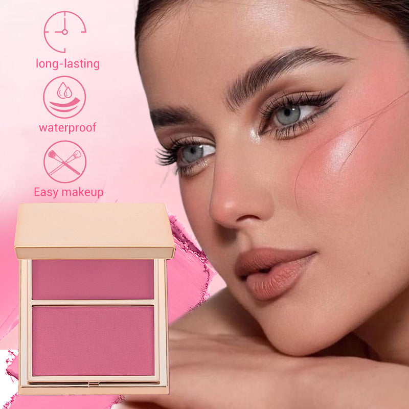 🩷Limited Sale 50% OFF🩷Dual-Color Matte Blush Palette