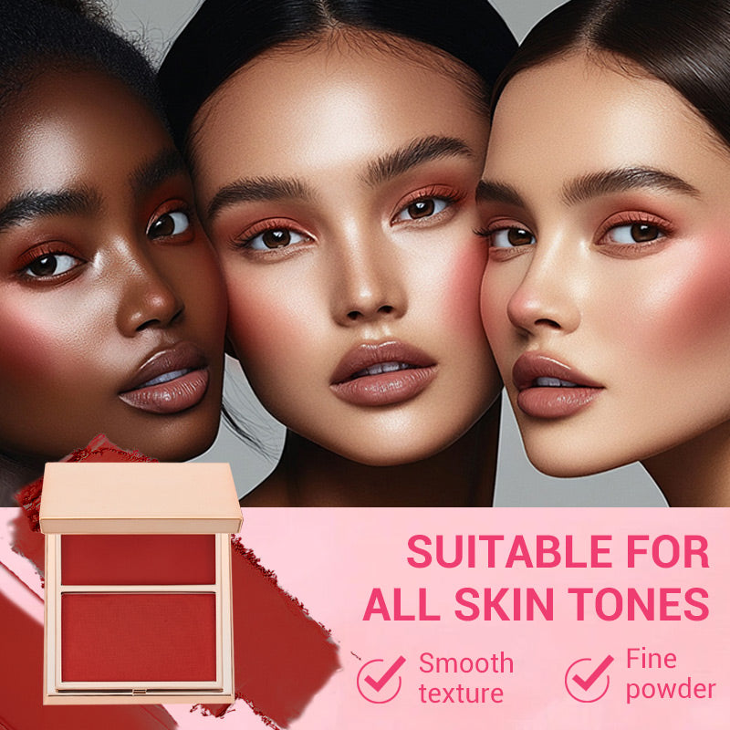🩷Limited Sale 50% OFF🩷Dual-Color Matte Blush Palette