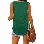 🔥HOT SALE 50% OFF🔥Summer V-Neck Solid Color Vest