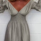 💕 TOP DEAL 💕Women's Flowy Ruffle High Waist Dress