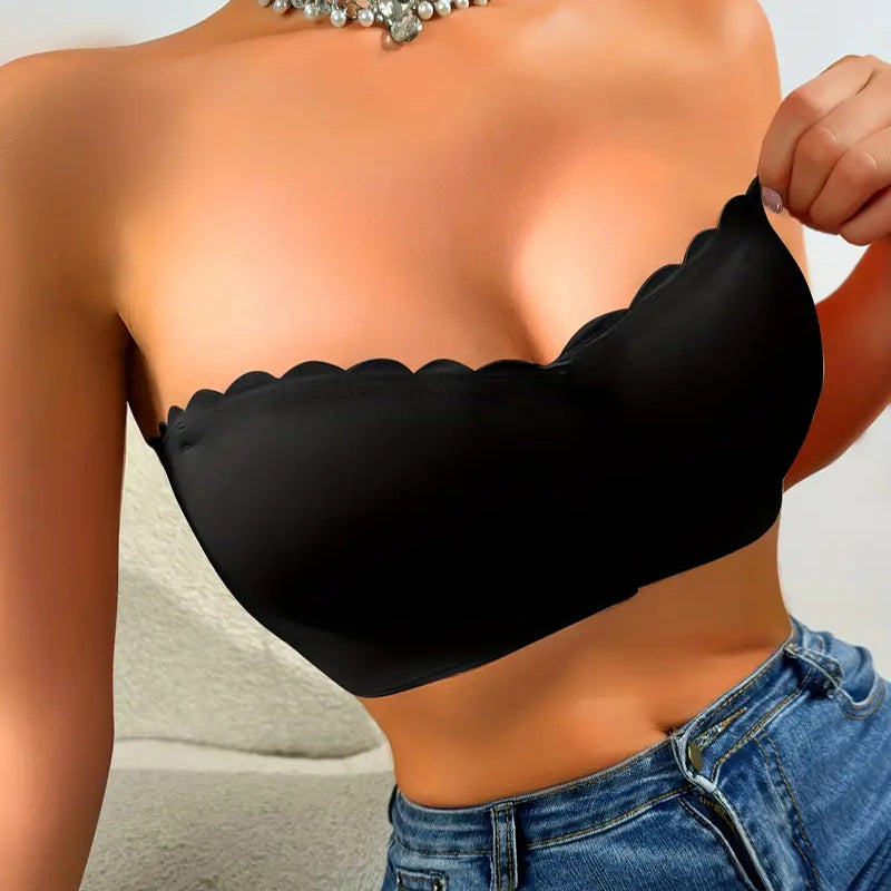 💗LAST DAY - BUY 1 GET 1 FREE💗Seamless Front Closure Strapless Bandeau Bra – Comfort & Support All Day! 💖