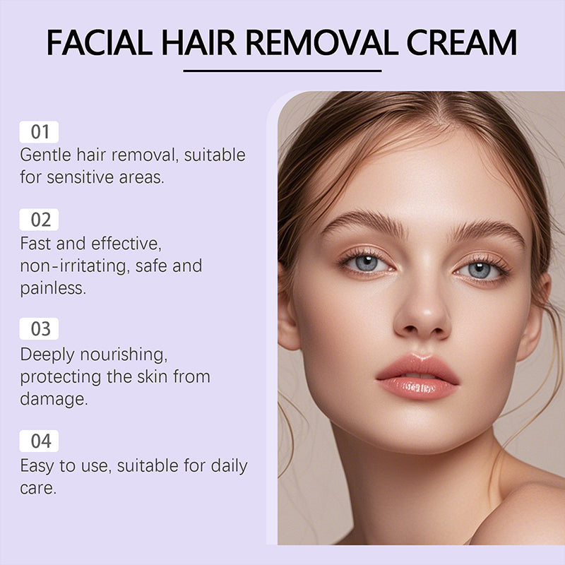 🔥Buy 2 Get 1 Free🔥Gentle and Painless Facial Hair Removal Cream