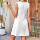 Women's Sleeveless Waist-Cinching Mini Dress